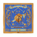 Cheval Equestrian Italian Silk Scarf by Julie Wear - Royal Blue