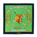 Cheval Equestrian Italian Silk Scarf by Julie Wear - Emerald Green