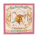 Cheval Equestrian Italian Silk Scarf by Julie Wear - Pink