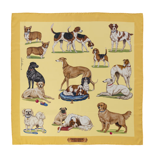 Best of Show Silk Scarf by Julie Wear - Saffron