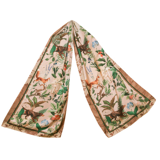 Into The Woods Oblong Scarf - Blush Sand