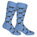 Labrador Play Men's Socks  - Della Blue