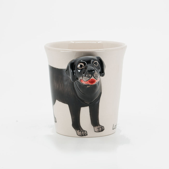 Black Lab Hand-painted Dog Mug