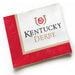 Kentucky Derby Rose Red Border Luncheon Napkins - Pkg/16