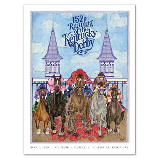 2026 Kentucky Derby Poster - 152nd Kentucky Derby Official Art