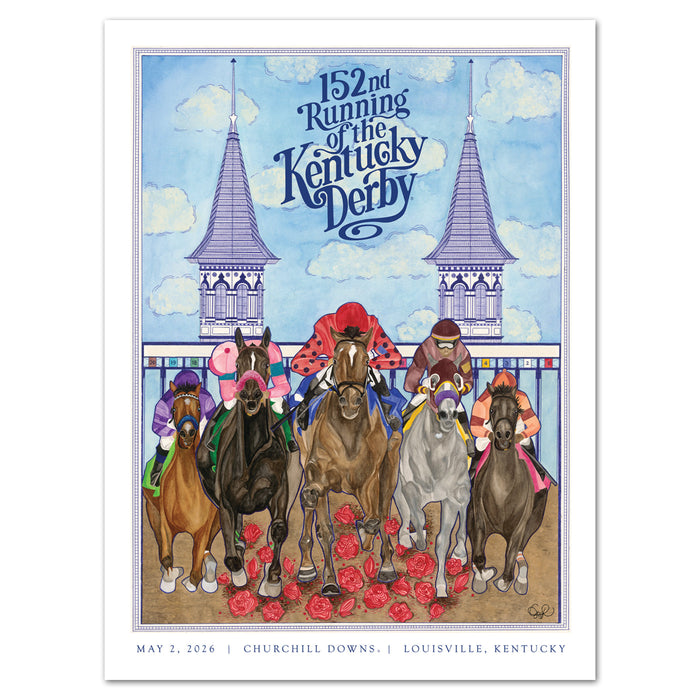 2026 Kentucky Derby Poster - 152nd Kentucky Derby Official Art