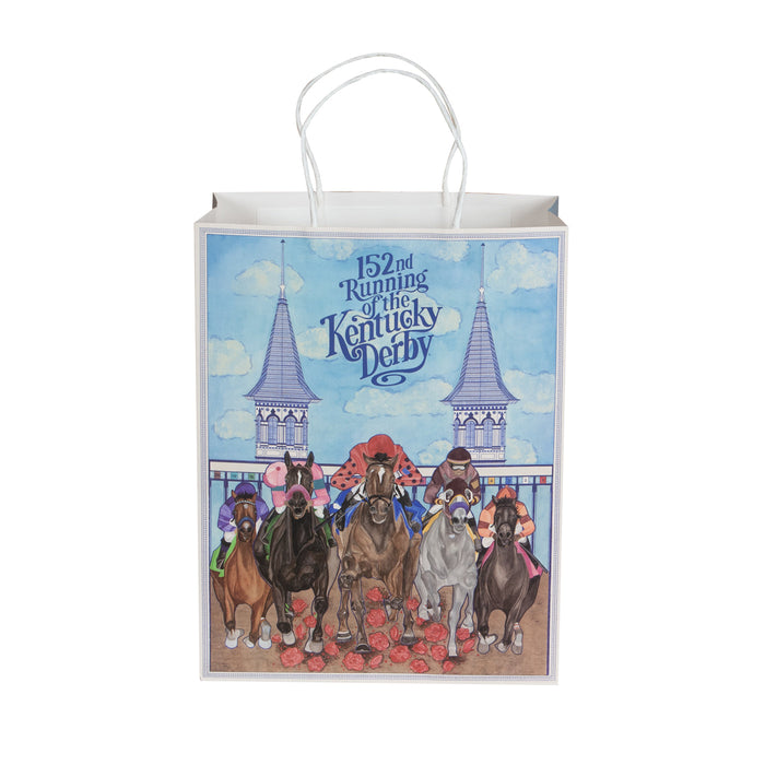 152nd Kentucky Derby Art Paper Gift Bag - Medium