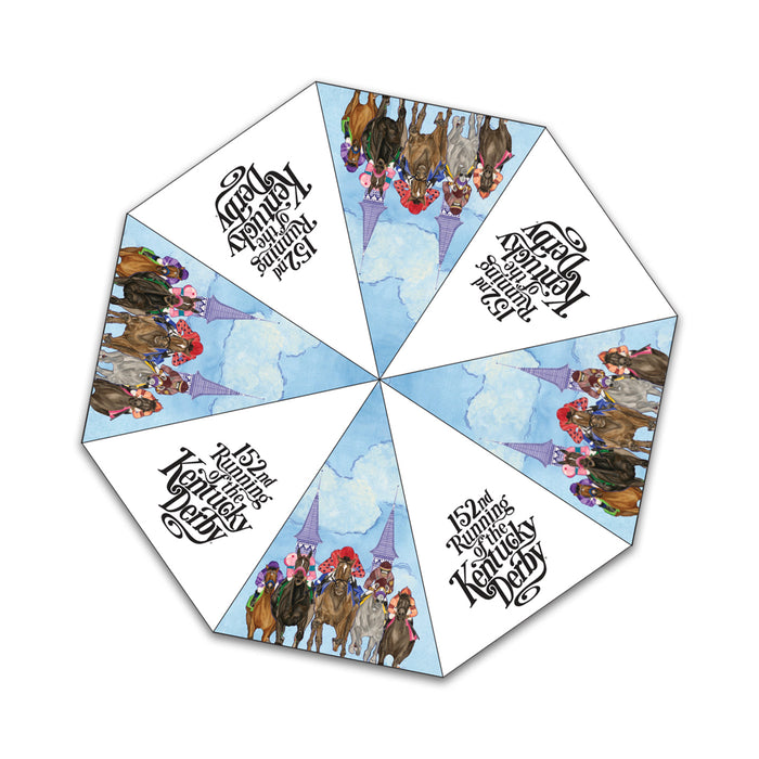 152nd Kentucky Derby Art Golf Umbrella