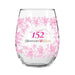152nd Kentucky Oaks Stemless Wine Glass