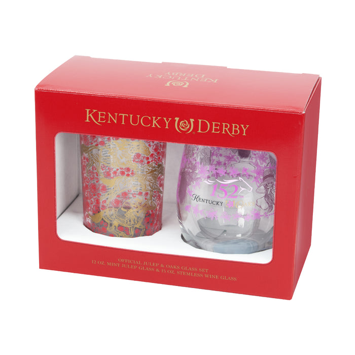 2026 Official 152nd Kentucky Derby & Oaks Glasses - Set