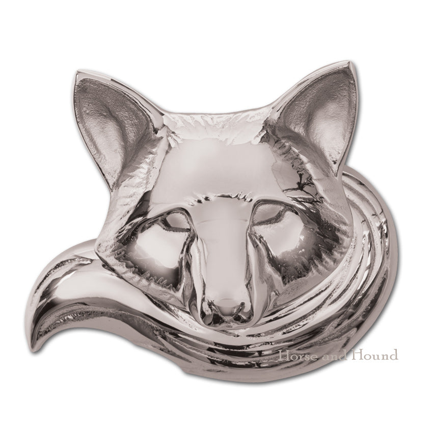 の*ん様 【Another Fox】新品タグ付き　ロンパース 6-9M Fox Door Knocker - Nickel Silver — Horse and Hound Gallery