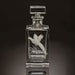 Pheasant Etched Crystal Square Decanter by Julie Wear