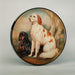 Setters Round Lacquered Serving Tray by Julie Wear