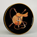 Hunt Saddle Round Lacquered Serving Tray by Julie Wear