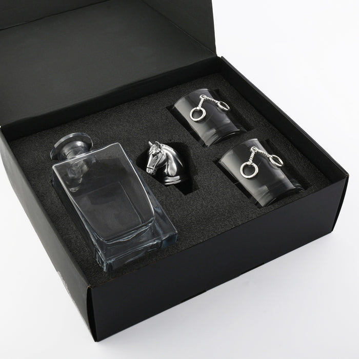 Arthur Court Equestrian Decanter Set