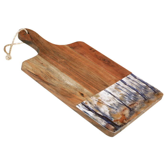 Ambers Woods Fox Wood Cutting Board