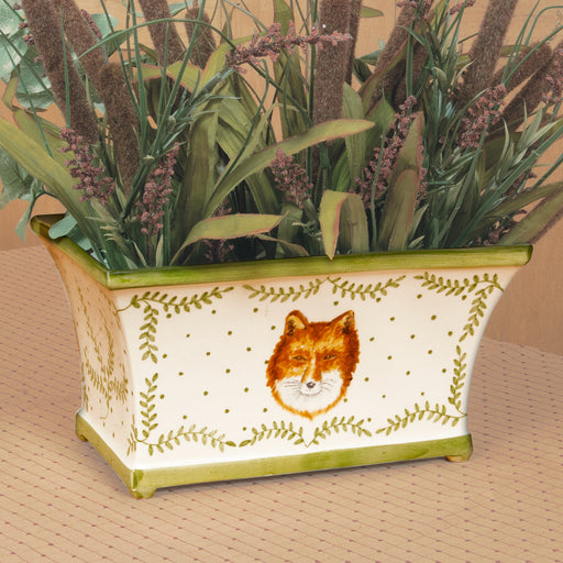 Foxy Fable Vase Porcelain Vase - Planter