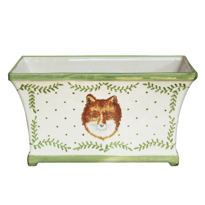 Foxy Fable Vase Porcelain Vase - Planter
