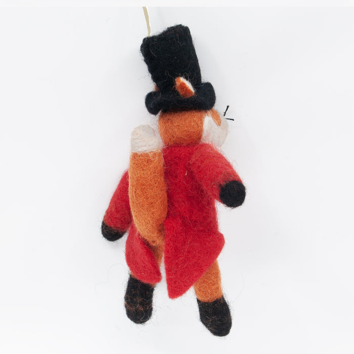 Lord Fox Wool Felt Ornament