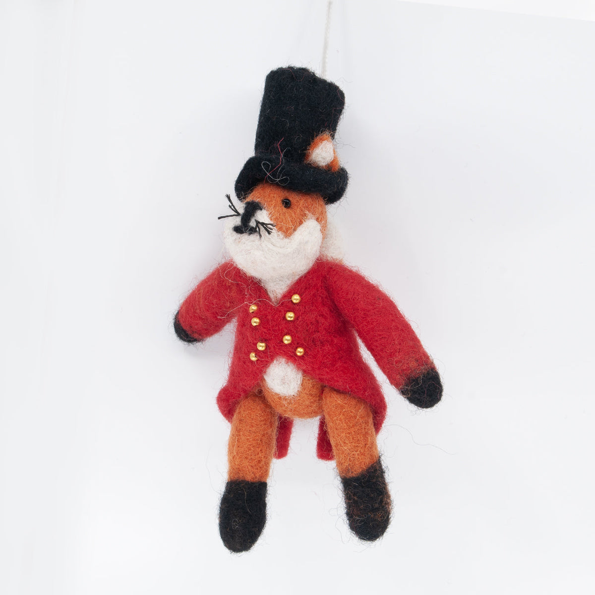 Lord Fox Wool Felt Ornament — Horse and Hound Gallery