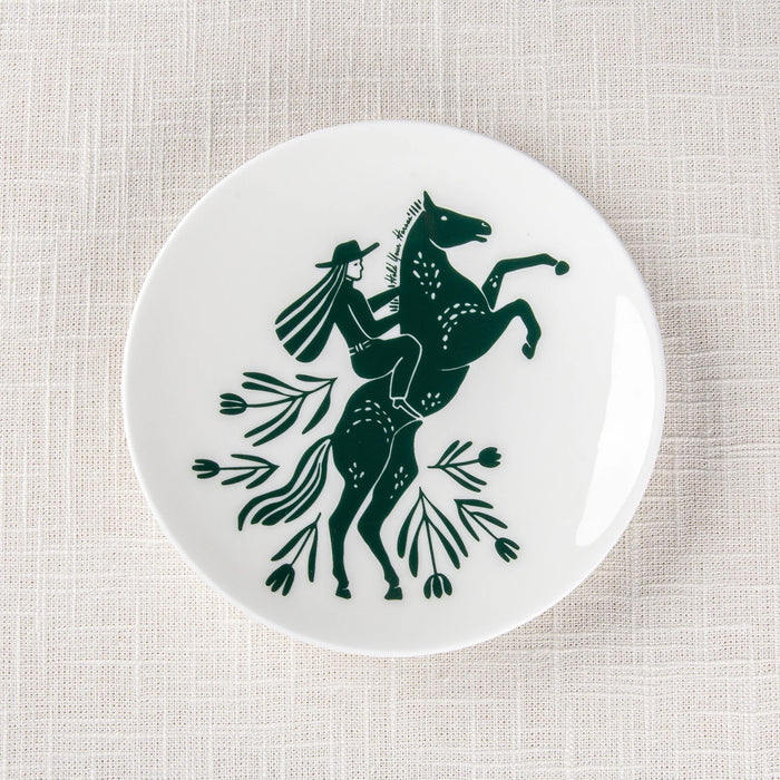 Hold Your Horses Dinnerware - Canapé Plate 6.5"