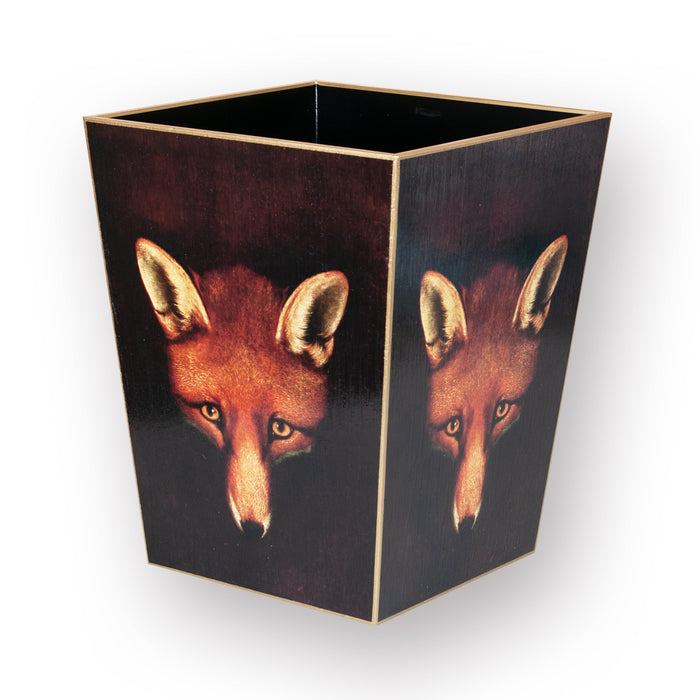 Sly Fox Wood Waste Basket