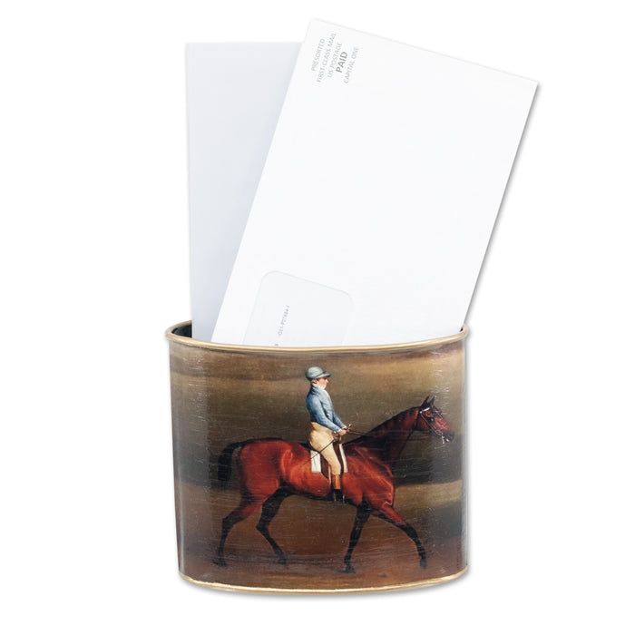 Vintage Racehorse Letter Box