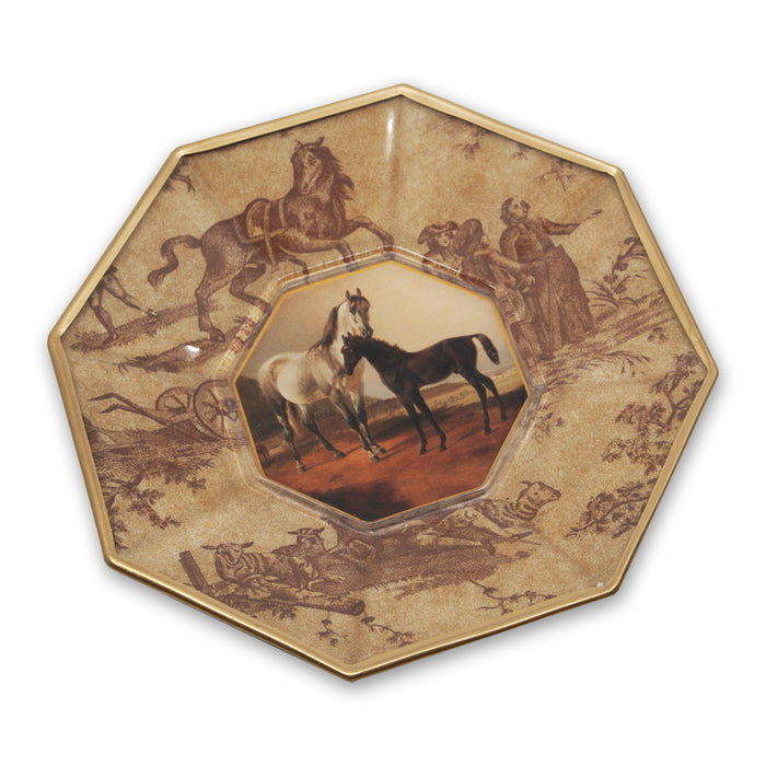 Mare and Foal Glass Soap Dish