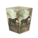 Equestrian Manor Wood Waste Basket