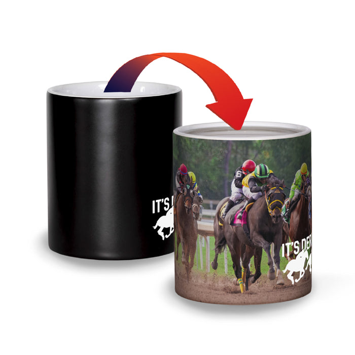 It's Derby Time Mug - Live Racing Action