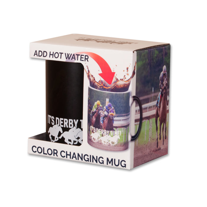 It's Derby Time Mug - Live Racing Action