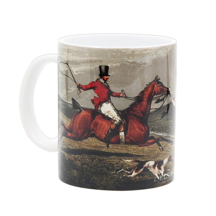 Foxhunting Jumping the Creek Mug - 12oz
