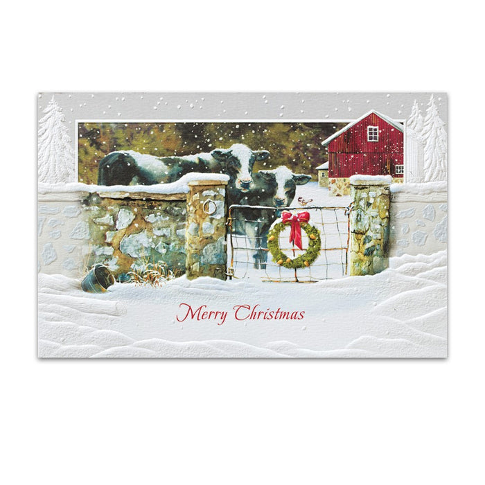 Welcoming Committee - On the Farm Holiday Cards
