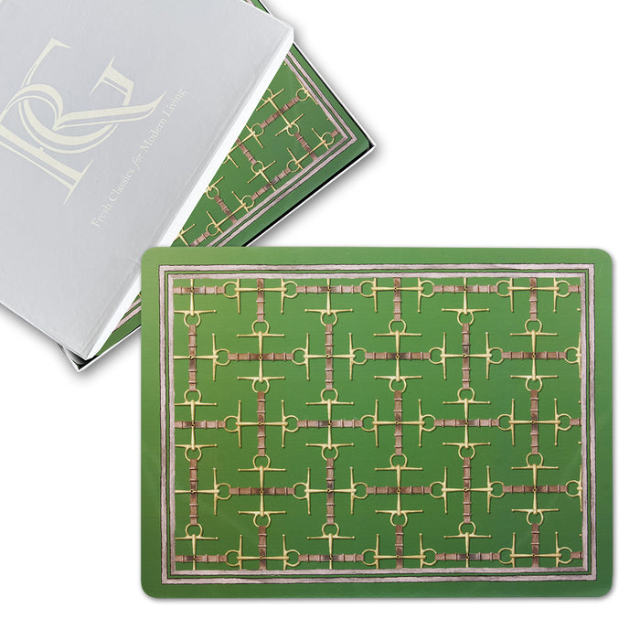 Hunt Country Hardback Placemats - Set of 4