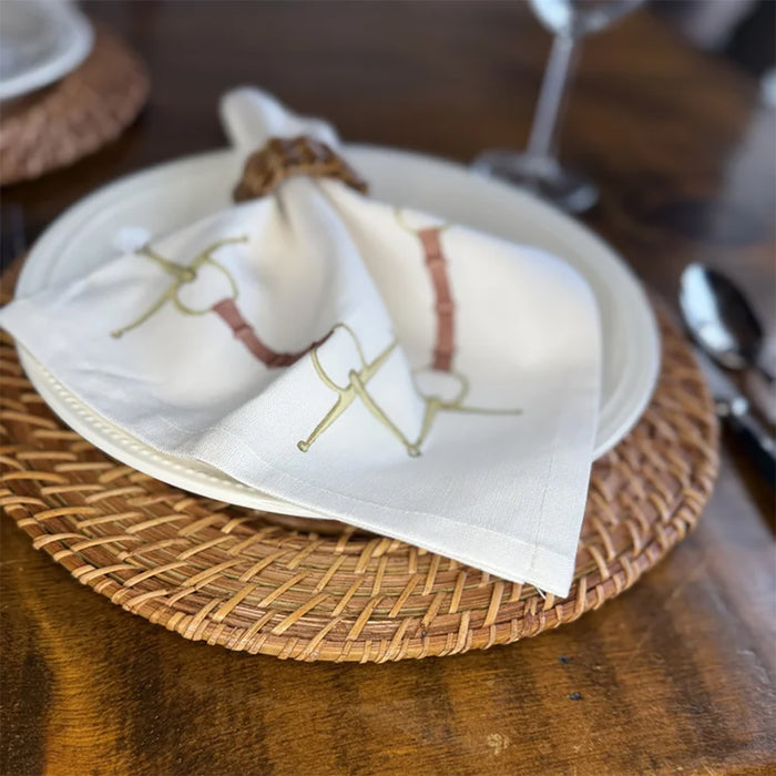 Hunt Country Cotton Napkins Ivory - Set of 4