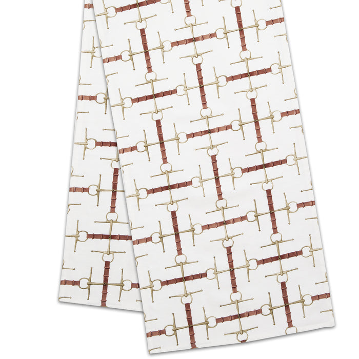 Hunt Country Cotton Table Runner Ivory