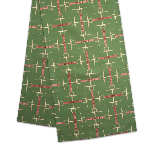 Hunt Country Cotton Table Runner Forest Green