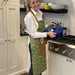 Hunt County Cotton Apron Forest Green