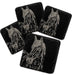 Horse Portrait Slate Coasters - Set of 4