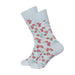 Roses & Juleps Horseracing Men's Socks - Grey