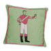 Champion Jockey Horseracing Pillow - Green