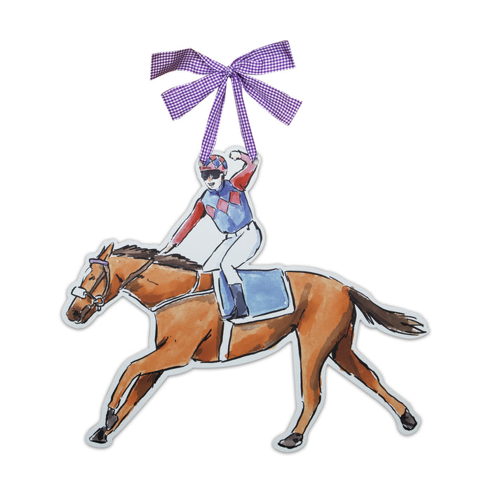 Victory Ride Racehorse Door Decoration
