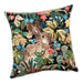 Midnight Garden Rabbit Jacquard Tapestry Pillow