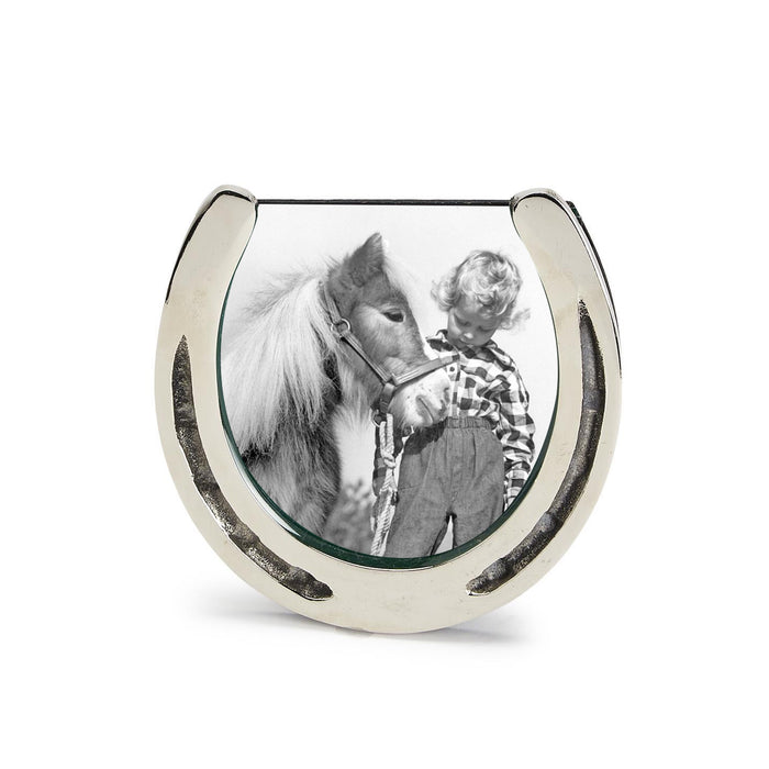 Victory Horseshoe Chromed Photo Framed