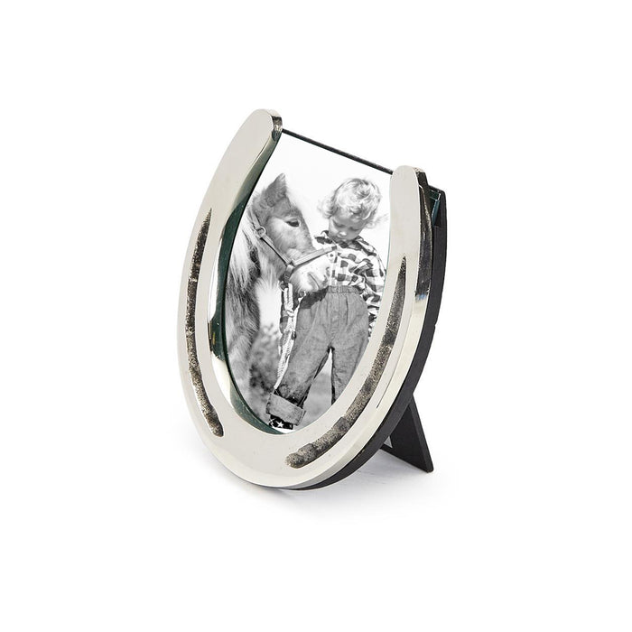 Victory Horseshoe Chromed Photo Framed