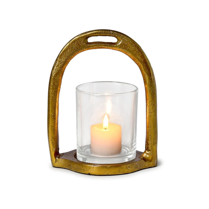 Brass Stirrup Votive Candle Holder