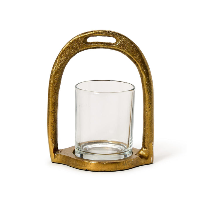 Brass Stirrup Votive Candle Holder