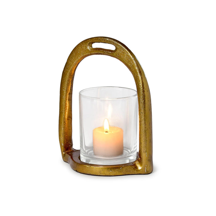 Brass Stirrup Votive Candle Holder