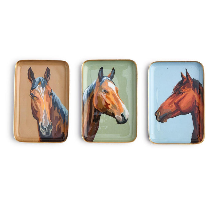 Horse Country Desk Trays - Set of 3