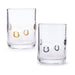 Horseshoe Equestrian Rock Glasses - Set of 2